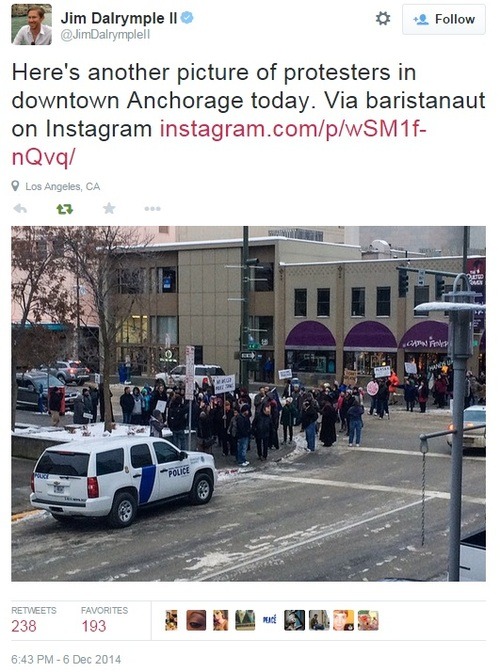 Ferguson protests have reached Alaska!
