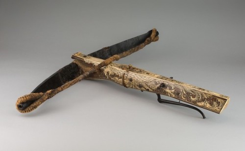 German crossbow, circa 1600.from The Art Institure of Chicago
