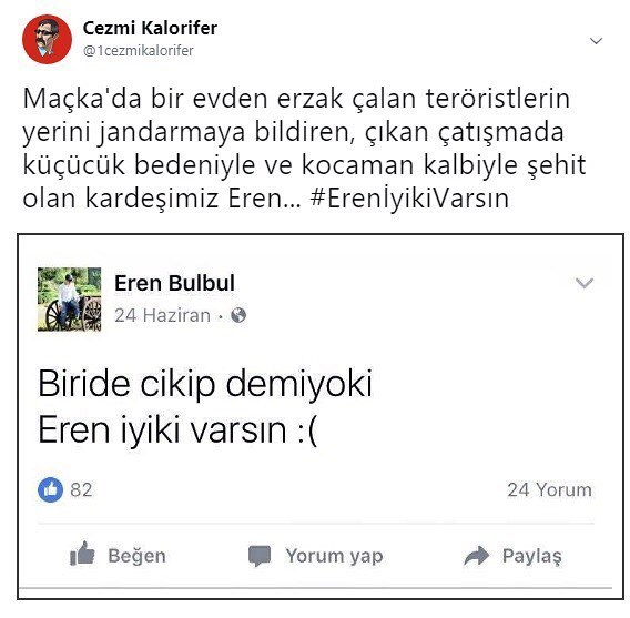 Maçka'da bir evden erzak...