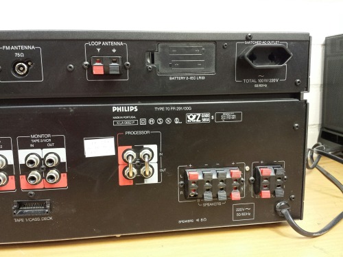 Philips FA-291 Integrated Stereo Audio/Video Amplifier And Integrated Philips FT-291 Digital Synthes