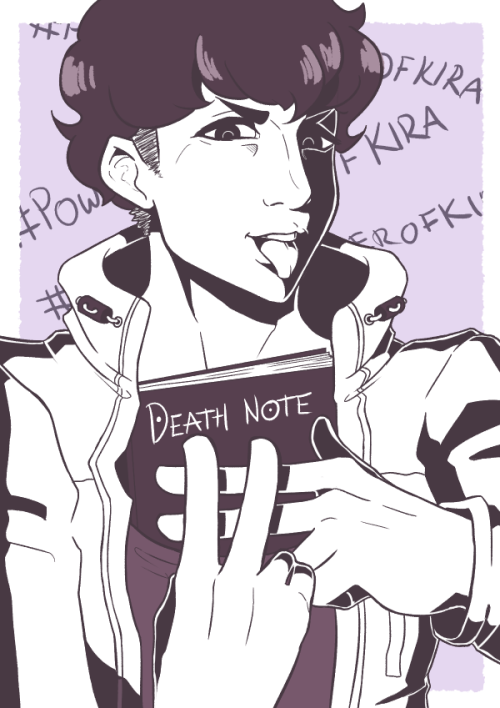 “The power to remotely kill people as used by Kira is being put up for auction.”@deathnotetober Day 