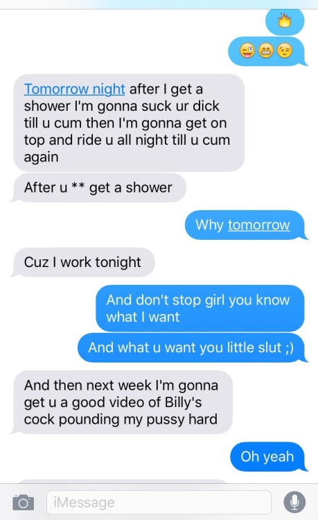 sharkbait352: The training continues.. But god damn my little slut is so good. Here’s a little text 