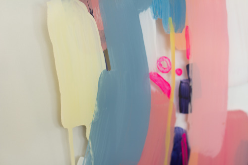 jensievers:‘Those Summer Days’ - Original abstract art on perspex by New Zealand artist, Jen Sievers