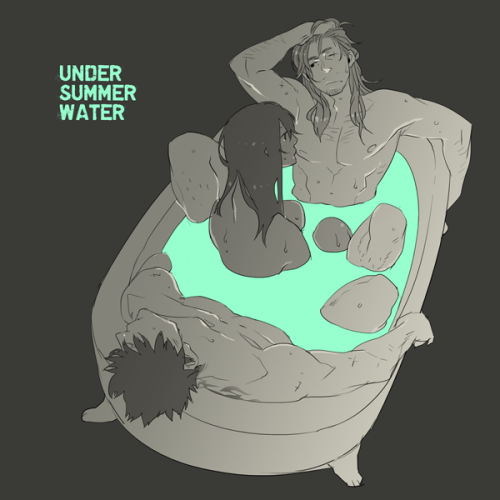 fuckyeahgangsta:A summertime bath for Benriya.