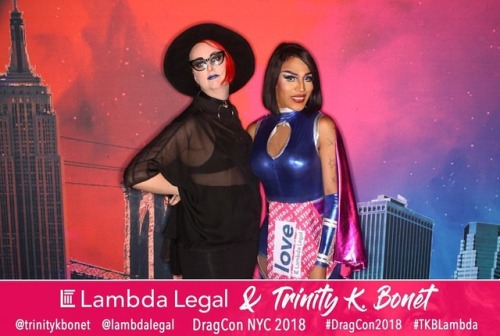 Last photo from #dragcon yesterday. The lovely @trinitykbonet ♥️♥️♥️ #drag #dra