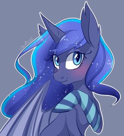 lunarphoenix:  Bat-Luna by SilberSternenlicht  