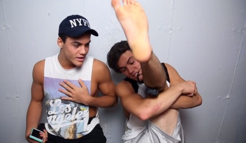 malesocks10:  Grayson & Ethan Dolan Socks porn pictures