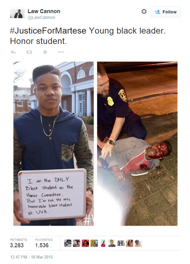 krxs10:!!!!!! BREAKING NEWS !!!!!YOUNG BLACK STUDENT BEATEN BLOODY BY POLICE FOR
