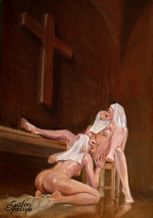 nastynunn:  godparty:  Galan Eyacule - Maitines or The new novice      (via TumbleOn)