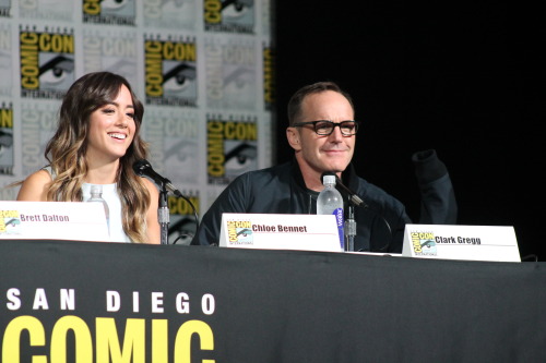 wackierthanacoconut: Comic Con 2015 10th of JulyAgents of Shield Panel*Please credit if used*