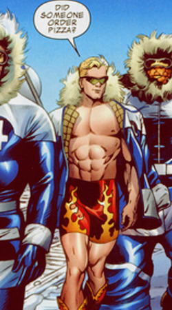 traincat:  30 Days of Marvel | Favorite FF Member↳ Johnny Storm/The Human Torch“I’m nuking lit