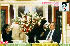 glamnesty:  Gaga and her father Joe Germanotta on SMAPxSMAP. 