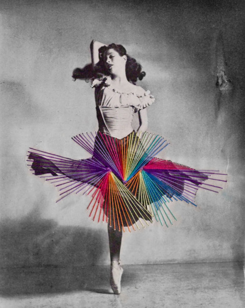 artisticmoods:On the blog: embroidered ballerinas by Jose Romussi