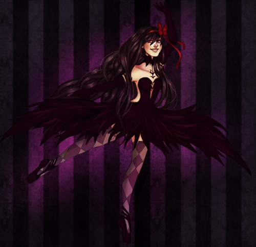 ro-taniah: homura will forever do ballet also i forgot her wings fuck