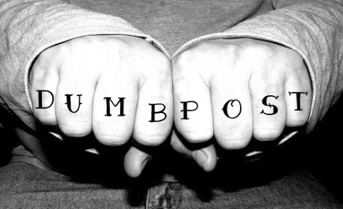 cipherface: FYI: There are approximately 23 million possible knuckle tattoo combinations, assuming e