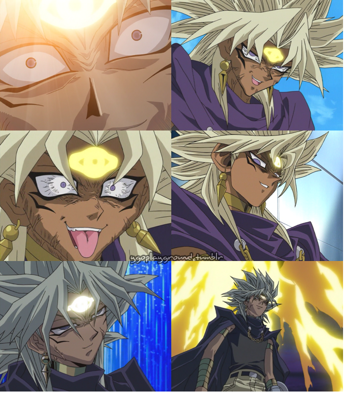 landlord-ryoubakura:majishanzuvarukiria:ygoplayground:The many faces of Yami Marik