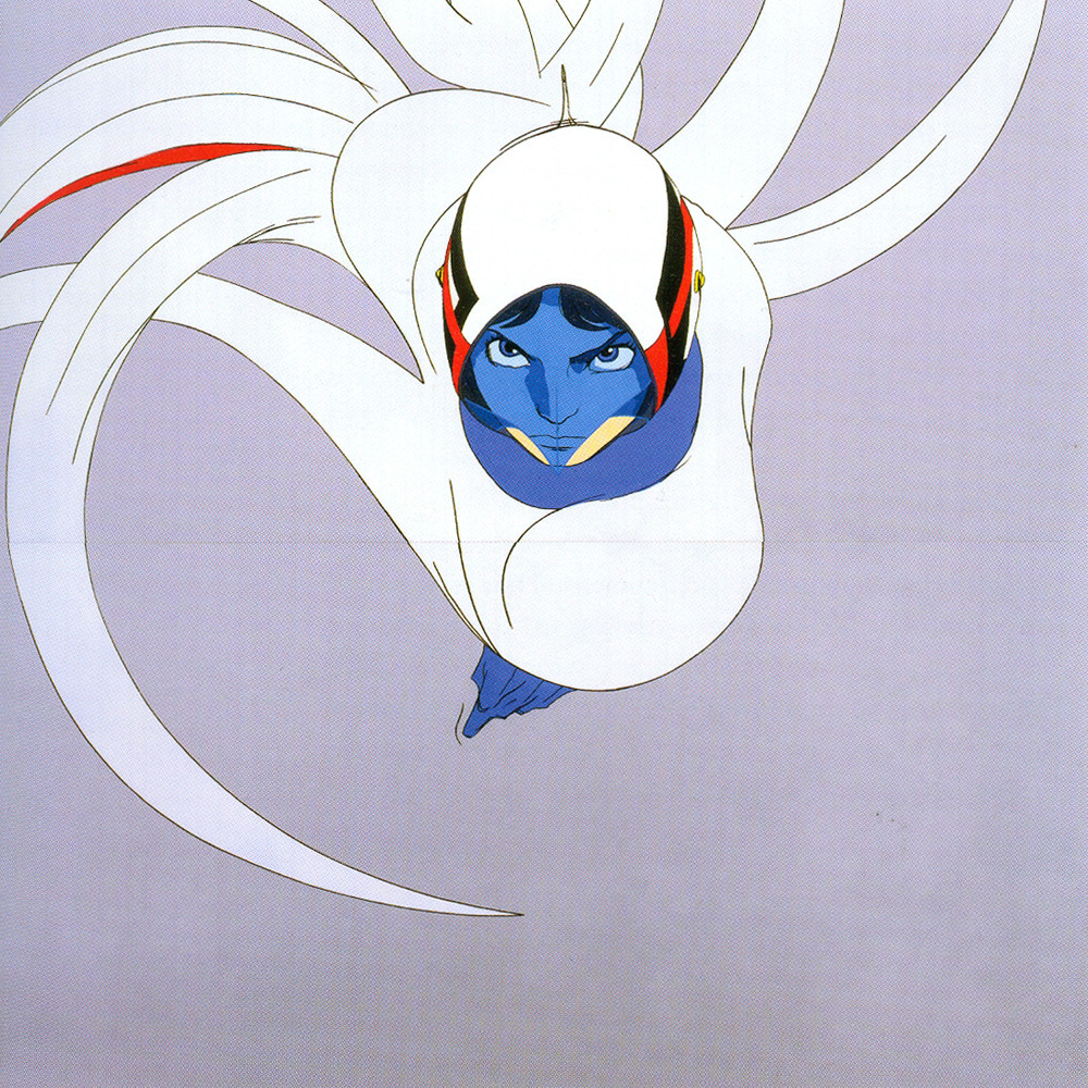 laseraw:  Yoshitaka Amano Gatchaman paintings.  