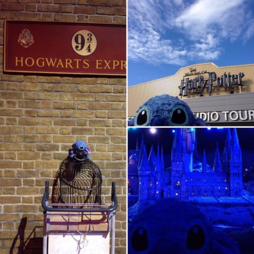 #stitch #travels #harrypotter #warnerbrothersstudiotour #uk #hogwarts #platform9¾ (at Warner Bros. S