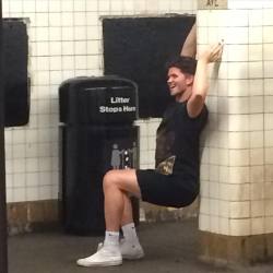 kingqueer:  Watching hot guys from the opposite side of the subway platform like