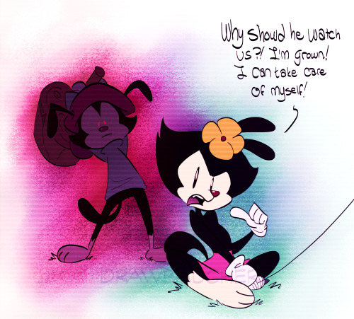 XXX Wakko’s about to murder Dot. Now in color.(sarispy56)  photo