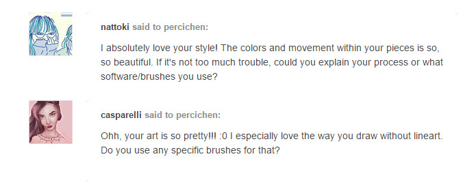 percichen: Thank you both! I mainly use Photoshop to paint....