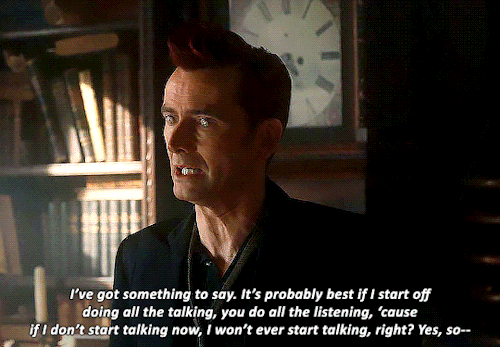 Crowley Literally Fighting For His Life Here Looking Like He's About To Throw Up And Pass Out Trying