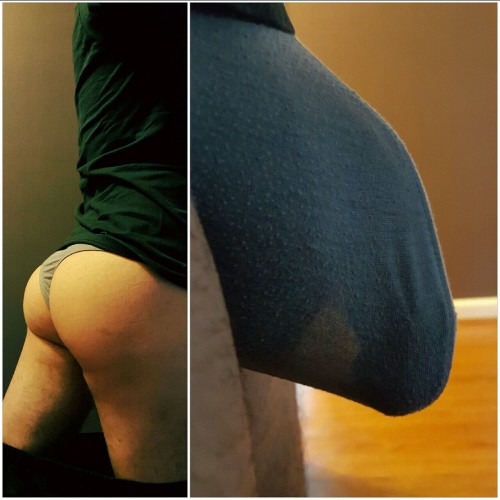 dommakesyouwet: Happy thong Thursday to all! Yes, that’s me dommakesyouwet and my cock, ass, a