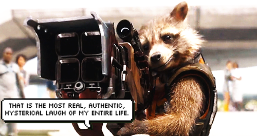 animpalaoutofhell:   We’re just like Kevin Bacon!  Guardians of the Galaxy (2014) 