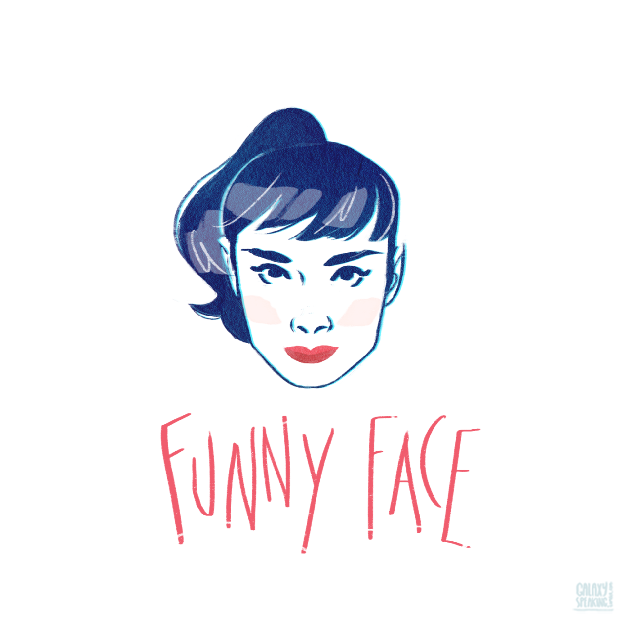 Quick doodle of Audrey Hepburn !