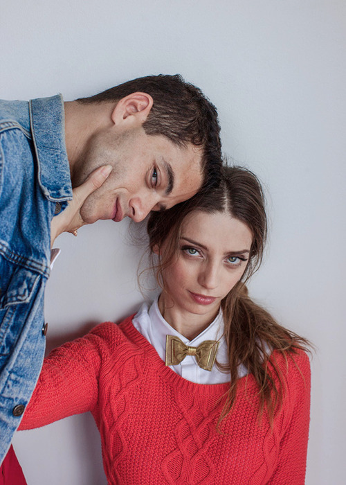 ramimalek:   Rami Malek and Angela Sarafyan photographed by Jennifer Rocholl for
