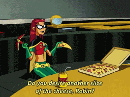 nerdween:  30 day teen titans challenge » day 14: What scene do you love unconditionally? ↳ Robin for a day “Disturbing, yet magnificent! Join us! I never knew wearing a cape was so much fun!” 