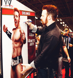 Are you trying to feel yourself up Sheamus?!