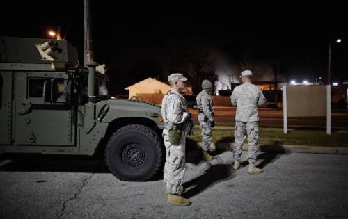 micdotcom:  20 photos show exactly what happened in Ferguson last night (2 of 2)  As dawn crept over Ferguson and its neighboring suburbs, the task of rebuilding after a night filled with tragedy loomed large. And it’s not tragic because stores were