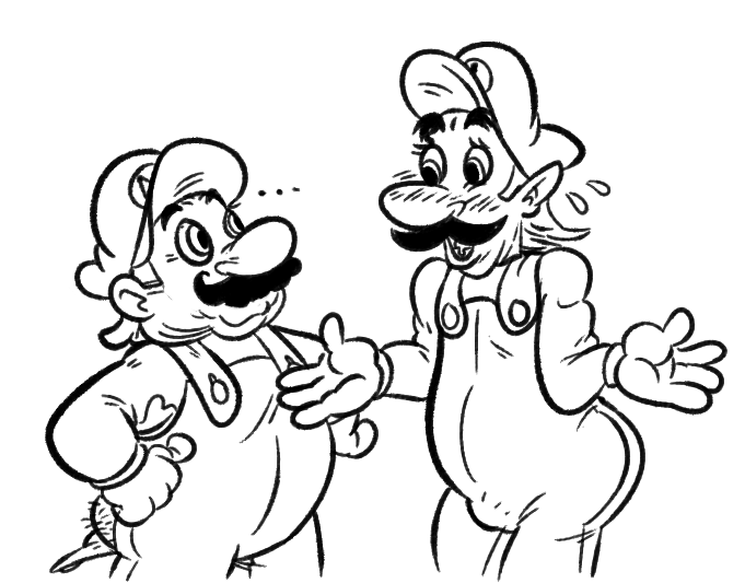 phillip-bankss:  screen-cap redraws of hotel mario