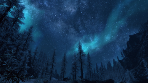 caladran:  Night sky, near Windhelm ~*