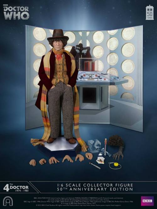 marathemara: comicsxaminer: BIG Chief Studios Reveals Dr. Who 1/6th Scale 4th Doctor Who BIG Chief S