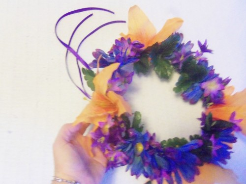 Flower Crown: Dawn and DuskBy Blue Flower Crafts on Etsy