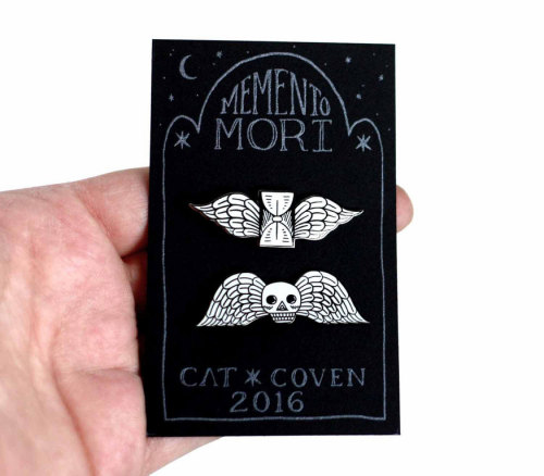 lesstalkmoreillustration:Enamel Lapel Pins By CatCoven On Etsy*More Things & Stuff