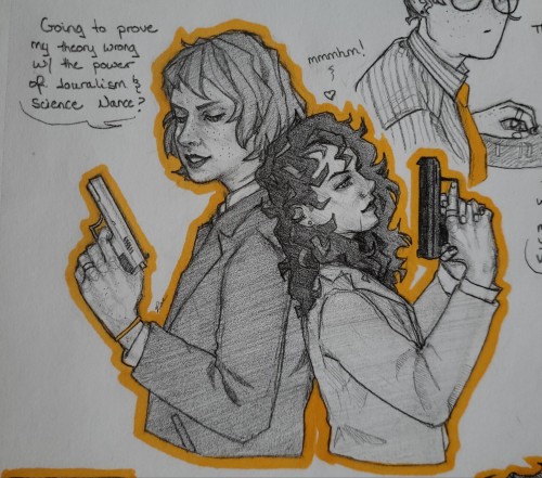 X-Files AU Bc They Are Smart Wives Who Solve Crimes. Robin As Mulder But Has An Added Specialty In Linguistics.