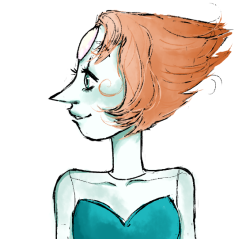Elli-Draws:  Pearl Doodle!   Sniggy And Steam Got Me To Do It.