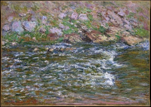 met-european-paintings - Rapids on the Petite Creuse at...