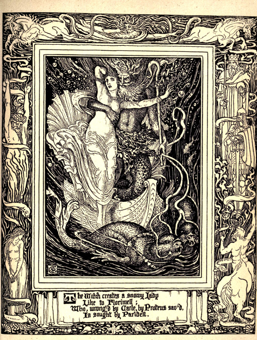Walter Crane (1845-1915), “Spenser’s Faerie Queene”, ed. by Thomas J. Wise, 1895So