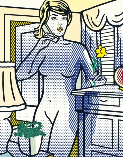 Christiesauctions:  Roy Lichtenstein (1923-1997)Nude With Yellow Flower Post-War