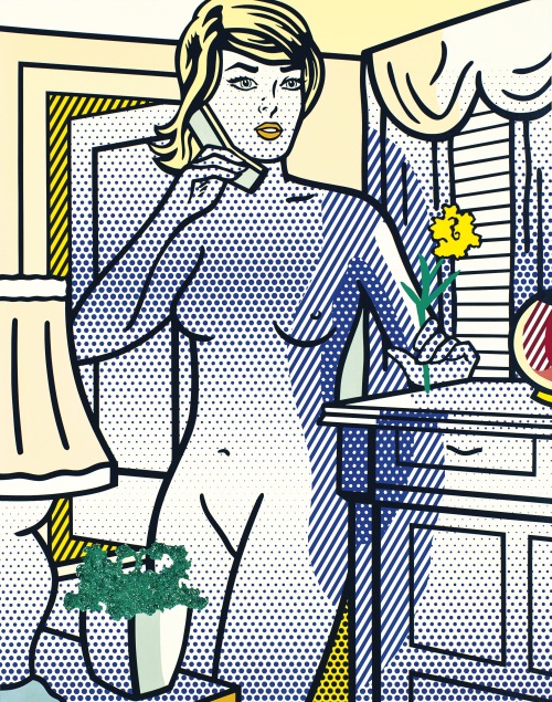 christiesauctions:  Roy Lichtenstein (1923-1997)Nude with Yellow Flower Post-War & Contemporary Evening Sale 