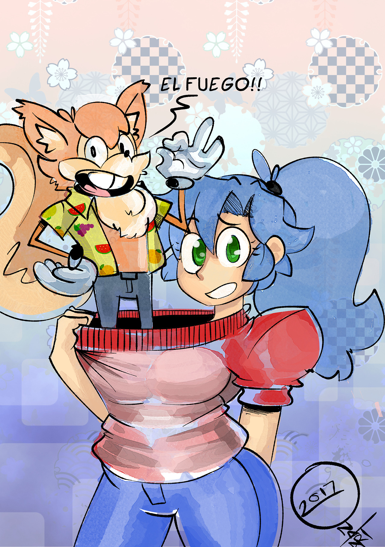miracleroad: Karen’s magical shirt! she can pull out pretty much anything she desired
