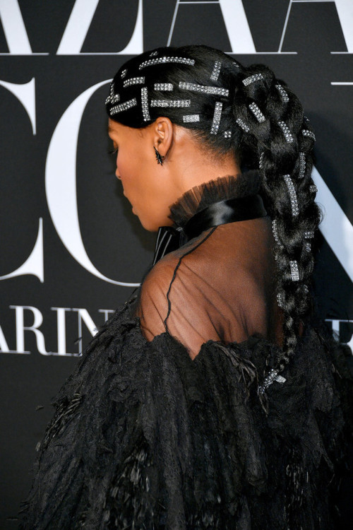 picsforkatherine:Janelle Monae at the Harper’s BAZAAR celebrates “ICONS By Carine Roitfeld” during N