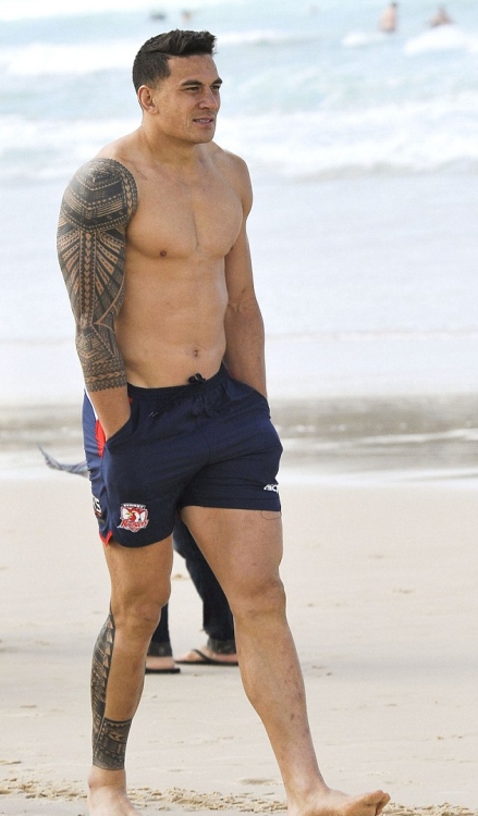 roscoe66:  Sonny Bill Williams of the Sydney Roosters