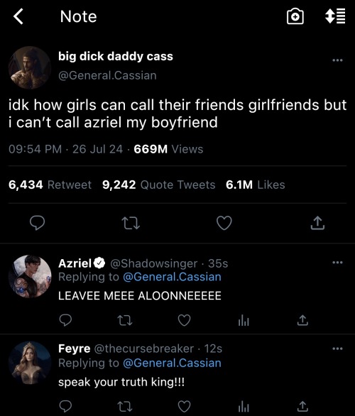 ACOTAR CHARACTERS USING TWITTER