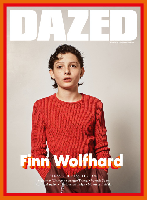 dazeddigital:  Finn Wolfhard fronts the Stranger Things special issue of Dazed, Winter 2016. Photogr