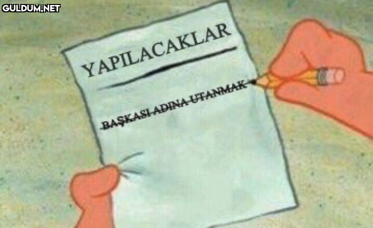 YAPILACAKLAR BAŞKASI-ADINA UTANMAK